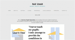 Desktop Screenshot of heidi-schmidt.com